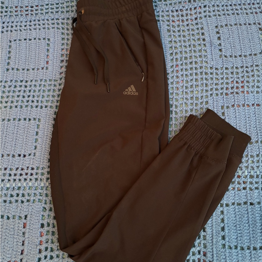 Adidas women’s black climalite jogger style pant